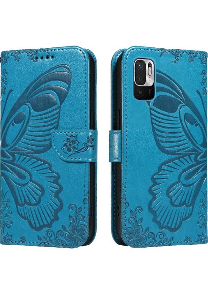 Xiaomi Poco M3 Pro 5g Için Flip Case Kabartmalı Kelebek Ayrılabilir El (Yurt Dışından) indirimleri