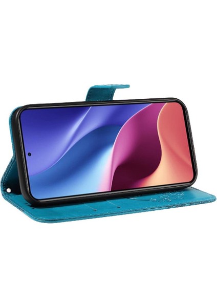 Xiaomi Poco F3 Kabartmalı Kelebek Ayrılabilir El Kayışı ile Flip Case (Yurt Dışından) fırsatları