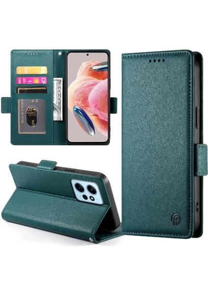 Xiaomi Redmi Not 12 Için Flip Case 4g Flip Iş Günlük Kullanım Kart Yuvaları (Yurt Dışından)