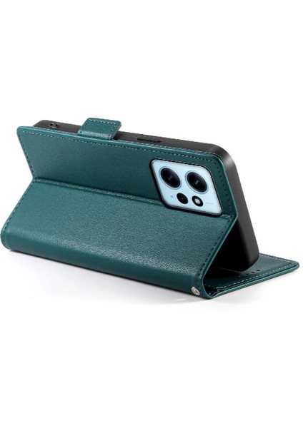 Xiaomi Redmi Not 12 Için Flip Case 4g Flip Iş Günlük Kullanım Kart Yuvaları (Yurt Dışından) modelleri