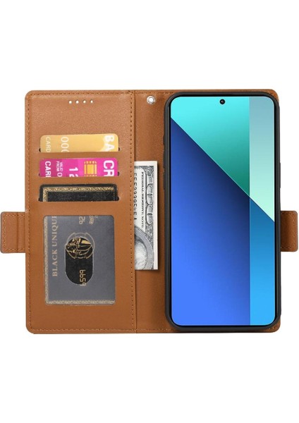 Xiaomi Redmi Not 13 4g Günlük Kullanım Için Flip Case Iş Cüzdan Flip Kart (Yurt Dışından)