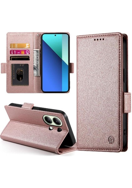 Xiaomi Redmi Not 13 4g Günlük Kullanım Için Flip Case Iş Cüzdan Flip Kart (Yurt Dışından)