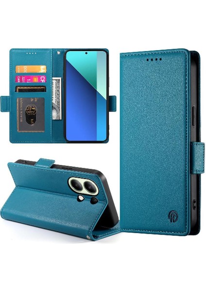 Xiaomi Redmi Not 13 4g Günlük Kullanım Için Flip Case Iş Cüzdan Flip Kart (Yurt Dışından)