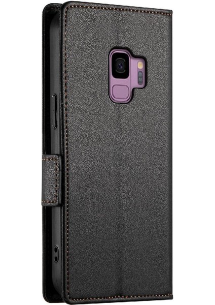 Samsung Galaxy S9 Kart Yuvaları Için Flip Case Günlük Kullanım Iş Cüzdan Flip (Yurt Dışından) fırsatları