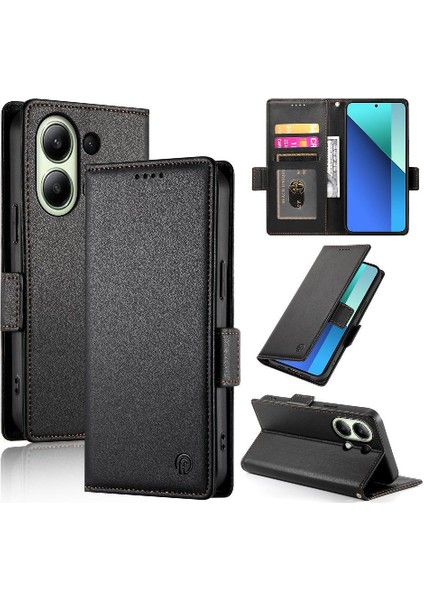 Xiaomi Redmi Not 13 4g Günlük Kullanım Için Flip Case Iş Cüzdan Flip Kart (Yurt Dışından)