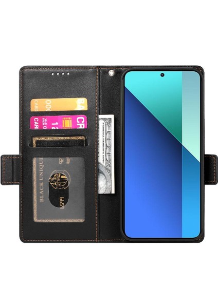 Xiaomi Redmi Not 13 4g Günlük Kullanım Için Flip Case Iş Cüzdan Flip Kart (Yurt Dışından)