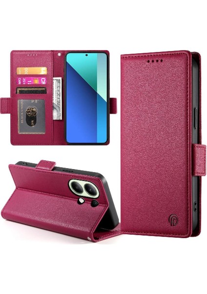Xiaomi Redmi Not 13 4g Günlük Kullanım Için Flip Case Iş Cüzdan Flip Kart (Yurt Dışından)