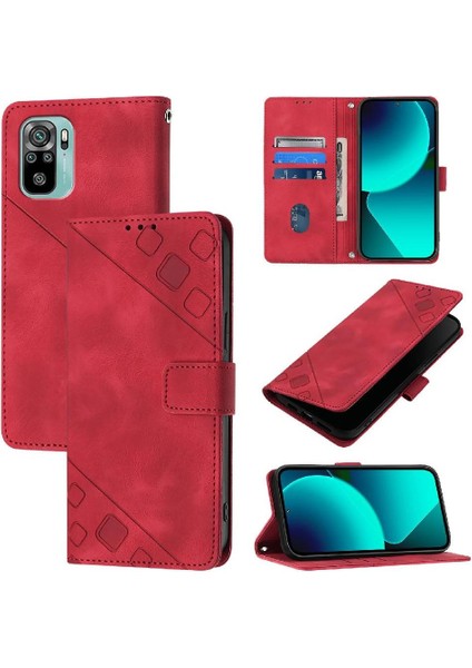 Xiaomi Redmi Için Not 10 4g Manyetik Deri Kart Tutucu Cüzdan Flip (Yurt Dışından)