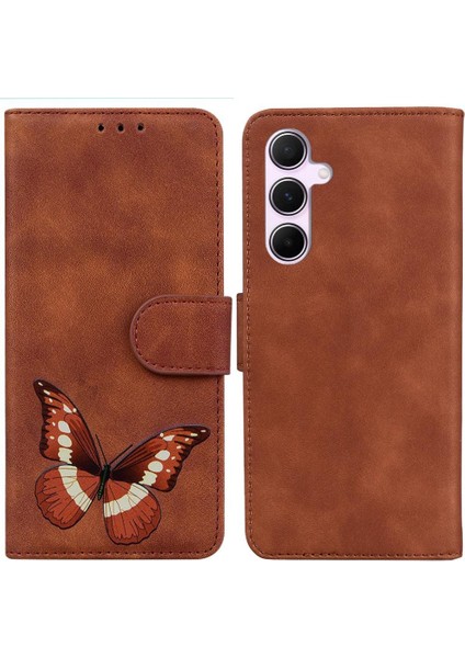 Samsung Galaxy Galaxy Için Flip Case 5g Renk Baskılı Cüzdan Kelebek Kart (Yurt Dışından)