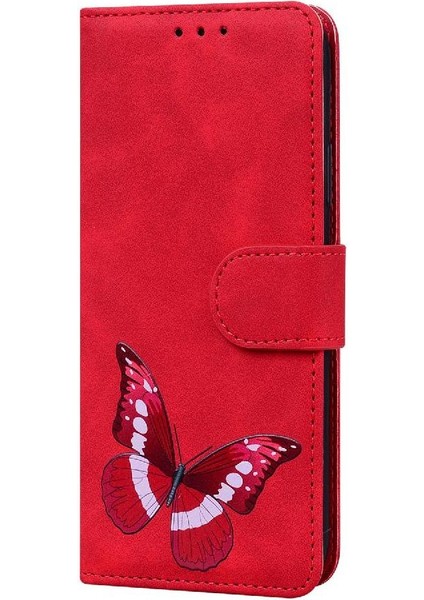 Tecno Spark 20 Flip Folio Kapak Için Flip Case Kart Yuvaları Kelebek Renk (Yurt Dışından)