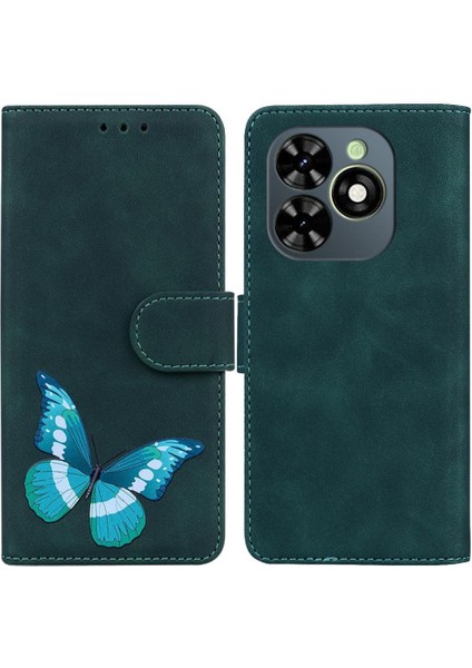 Infinix Sıcak 40I Kelebek Renk Baskılı Flip Folio Kapak Için Flip Case (Yurt Dışından)