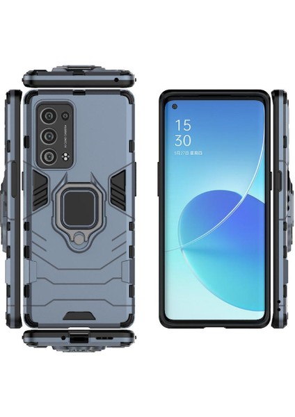 Oppo Reno6 Pro Artı 5g Metal Halka Tutucu Için Halka Araç Montaj Kickstand Vaka (Yurt Dışından)