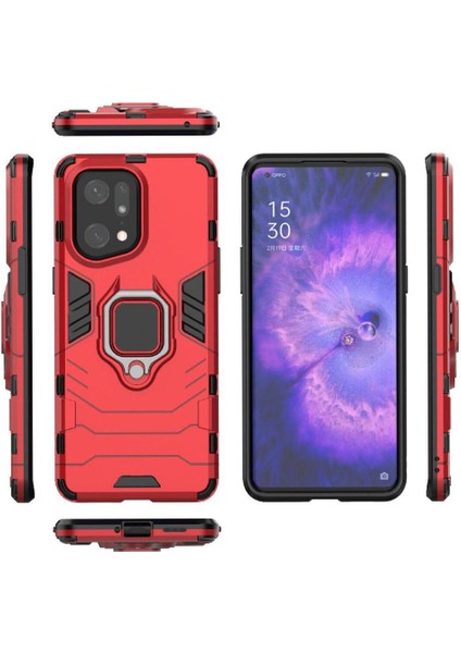 Oppo Bulmak X5 Pro Metal Halka Tutucu Sınıf Için Halka Araba Dağı Kickstand Vaka (Yurt Dışından)