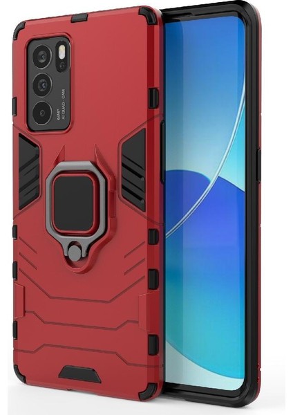 Oppo Reno6 Pro 5g Askeri Sınıf Metal Için Halka Araba Dağı Kickstand Vaka (Yurt Dışından) fırsatları