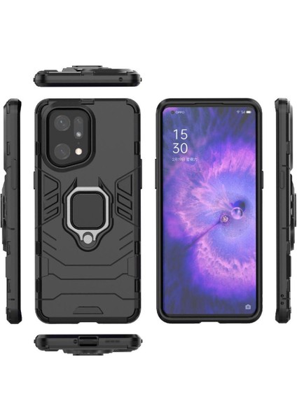 Oppo Bulmak X5 Pro Metal Halka Tutucu Sınıf Için Halka Araba Dağı Kickstand Vaka (Yurt Dışından)