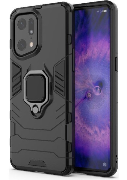 Oppo Bulmak X5 Pro Metal Halka Tutucu Sınıf Için Halka Araba Dağı Kickstand Vaka (Yurt Dışından) indirimleri