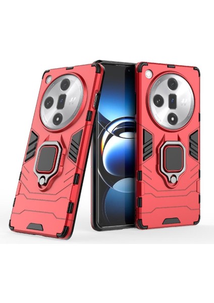 Oppo Bulmak X7 Askeri Sınıf Koruma Için Halka Araba Dağı Kickstand Durumda (Yurt Dışından)