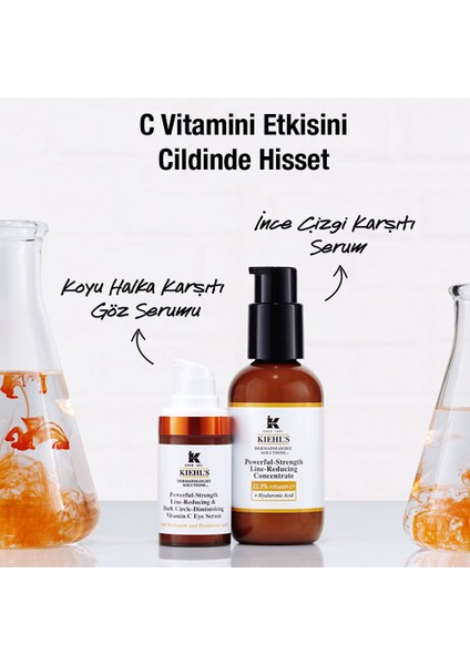 Powerful-Strength Koyu Halka Karşıtı Göz Serumu - C Vitamini ve Hyalüronik Asit Içeriğiyle 15 ml