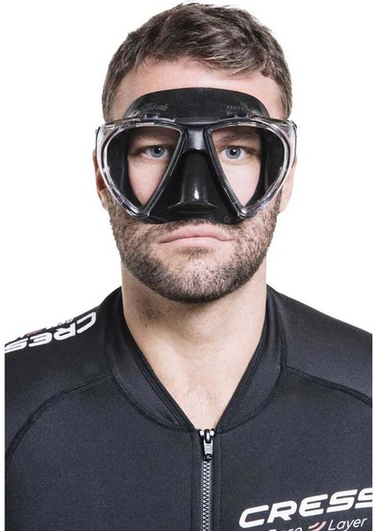 Penta Plus Yetişkin Dalış Maskesi Siyah-Siyah fırsatları