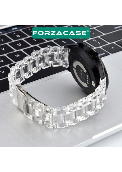 22 mm Universal Akıllı Saatler ile Uyumlu Transparan Şeffaf Baklalı Kordon Kayış - FC763 fiyatları