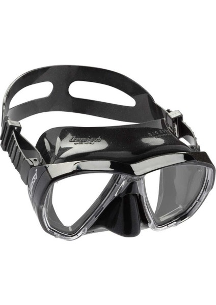 Big Eyes Yetişkin Dalış Maskesi Siyah-Siyah