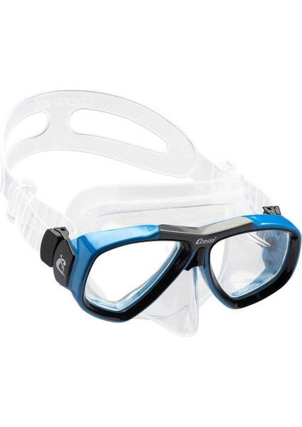 Focus Yetişkin Dalış Maskesi Şeffaf-Koyu Mavi fırsatları