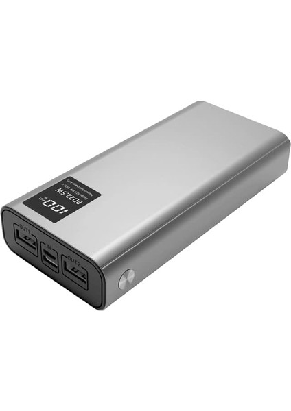 Zore B-20 Qc 3.0 Hızlı Şarj Özellikli 22.5W LED Göstergeli Powerbank 20.000 Mah Taşınabilir Şarj Cihazı