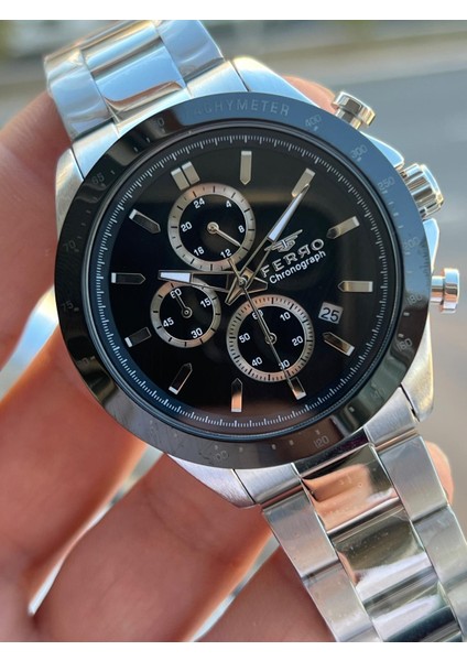 Çelik Kordon Iç Fonksiyonları Aktif Chronograph 30 mt Su Geçirmez Erkek Kol Saati EFM.31455.J2 fiyatları
