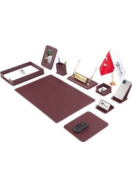 Dora Sümen Takımı 12 Parça Bordo Full Set