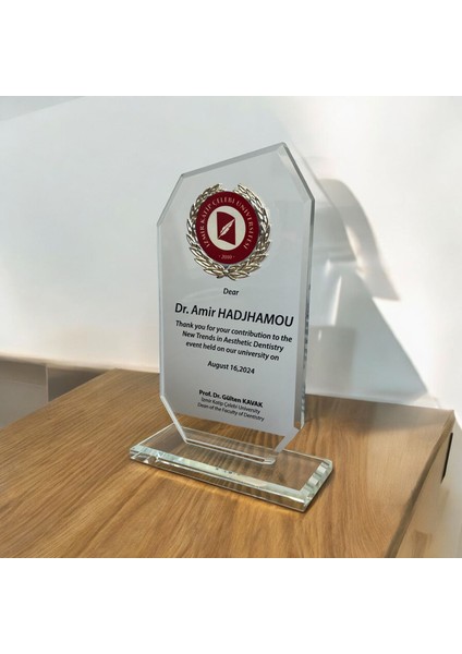 Kristal Cam Plaket (Fasetli) fiyatları