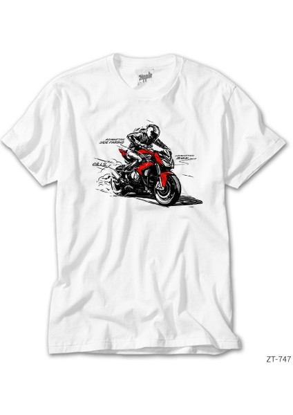 Bmw S1000R Beyaz Tişört