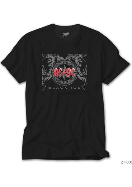 Ac Dc Black Ice Red Siyah Tişört