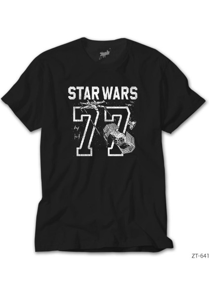 Star Wars 77 Siyah Tişört