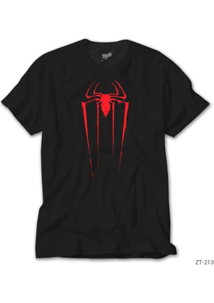 Spiderman Adam Siyah Tişört