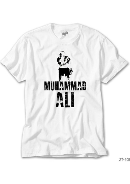 Muhammed Ali Beyaz Tişört