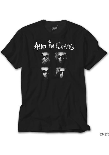 Alice In Chains Group Siyah Tişört