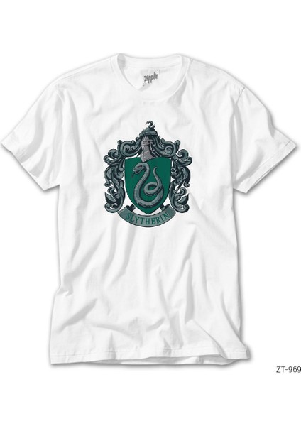 Hary P. Slytherin Beyaz Tişört