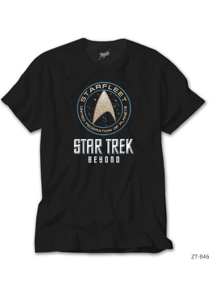 Star Trek Beyond Logo Siyah Tişört