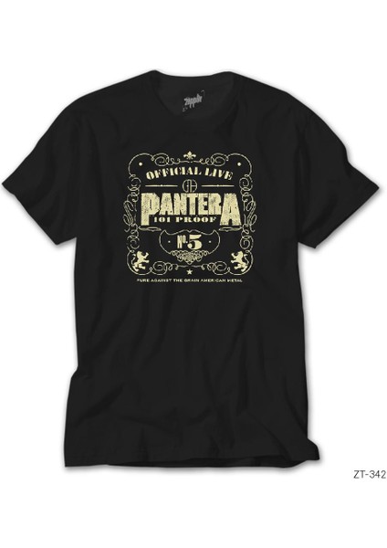 Pantera Cover Siyah Tişört