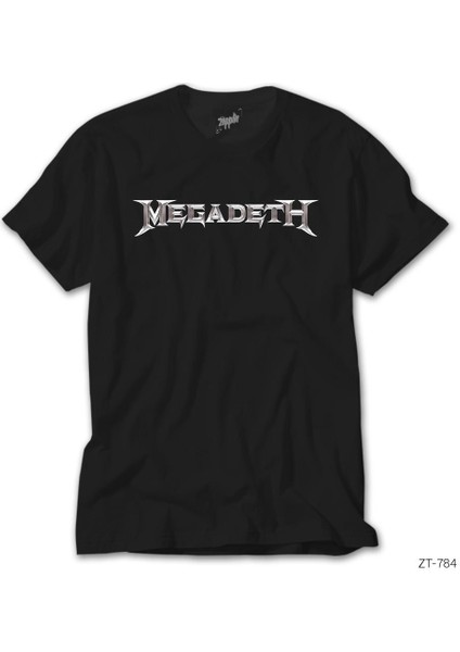Megadeth Logo Siyah Tişört