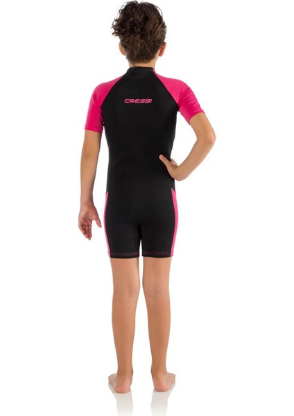 Little Shark Junior 2 mm Çocuk Shorty Dalış Elbisesi Pembe 13/14 Yaş