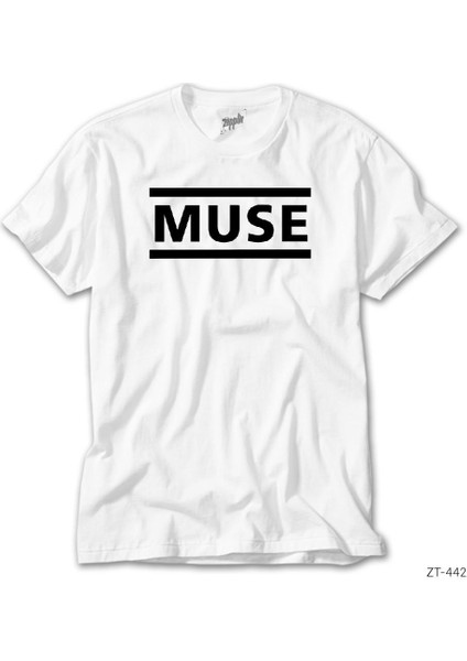 Muse Classic Beyaz Beyaz Tişört