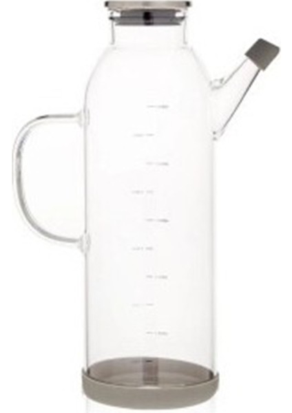 Borosilikat Kaymaz Tabanlı Metal Kapaklı Tıpalı Yağdanlık 1000 ml indirimleri