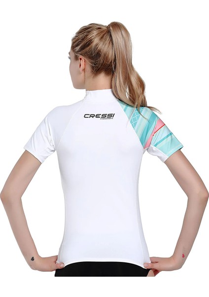 Shield Lady Beyaz-Açık Mavi Rash Guard 2xsmall