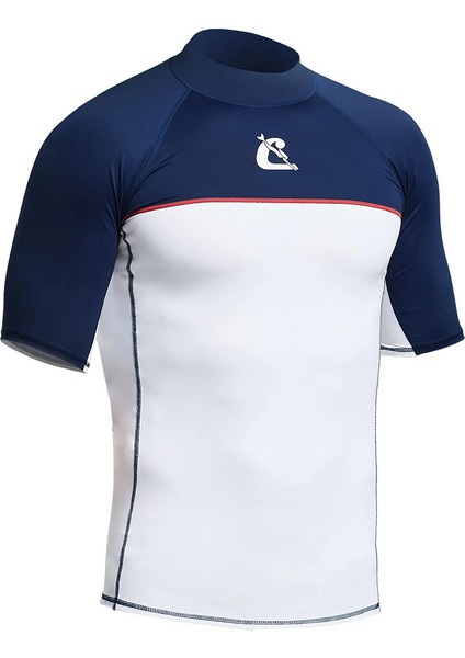 Shield Man Mavi-Beyaz Rash Guard Xlarge