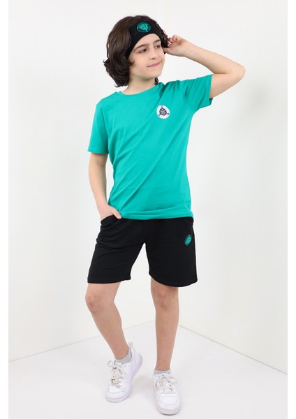 Erkek Çocuk Baskılı Üçlü Şortlu Takım fiyatları