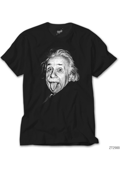 Einstein Siyah Tişört
