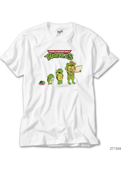 Ninja Turtles Michelangelo Beyaz Tişört