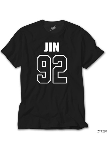 Bts Jin 92 Siyah Tişört