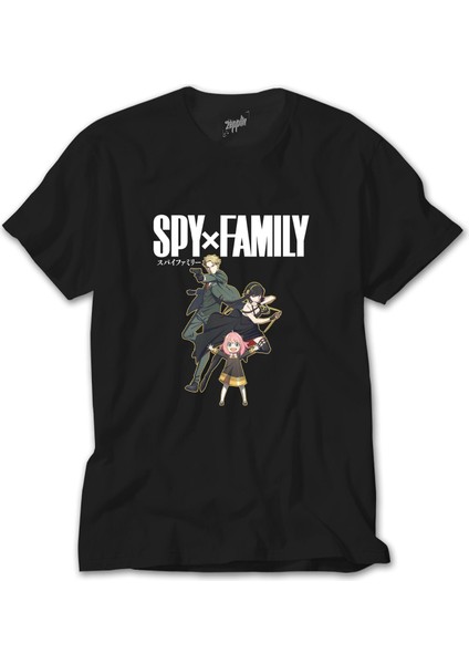 Spy × Family Siyah Tişört